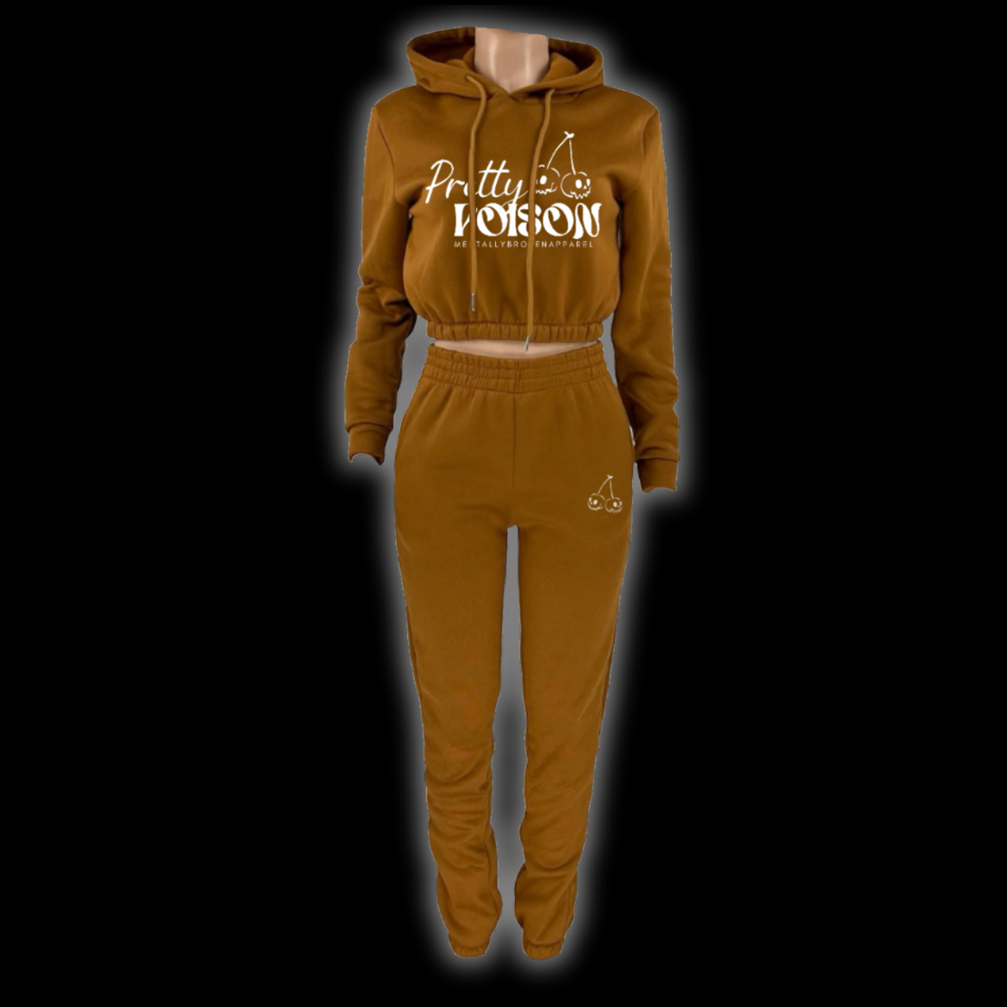 Pretty Poison Cropped Sweatsuits