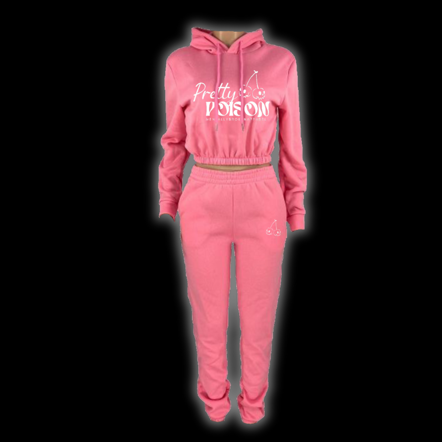 Pretty Poison Cropped Sweatsuits